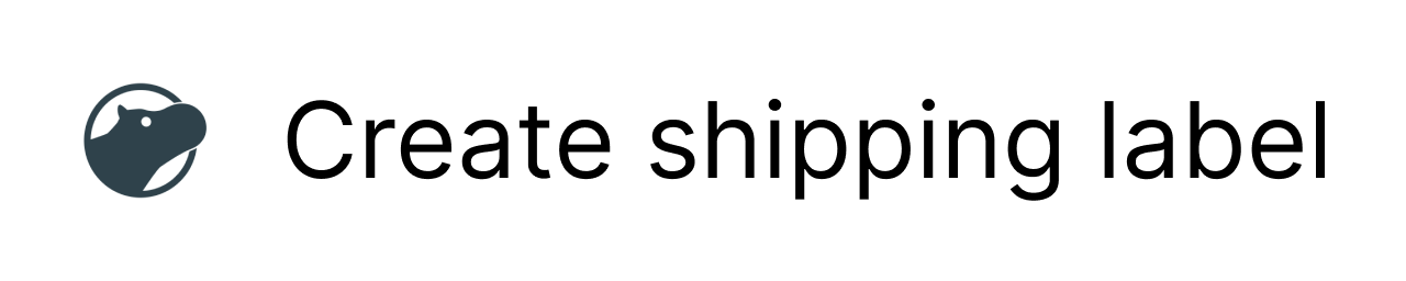 Create shipping label